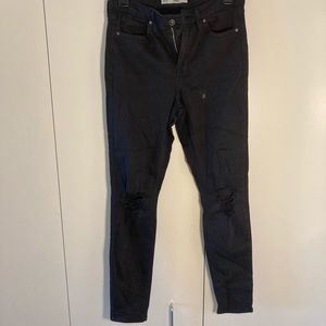 Black Topshop Moto Jeans